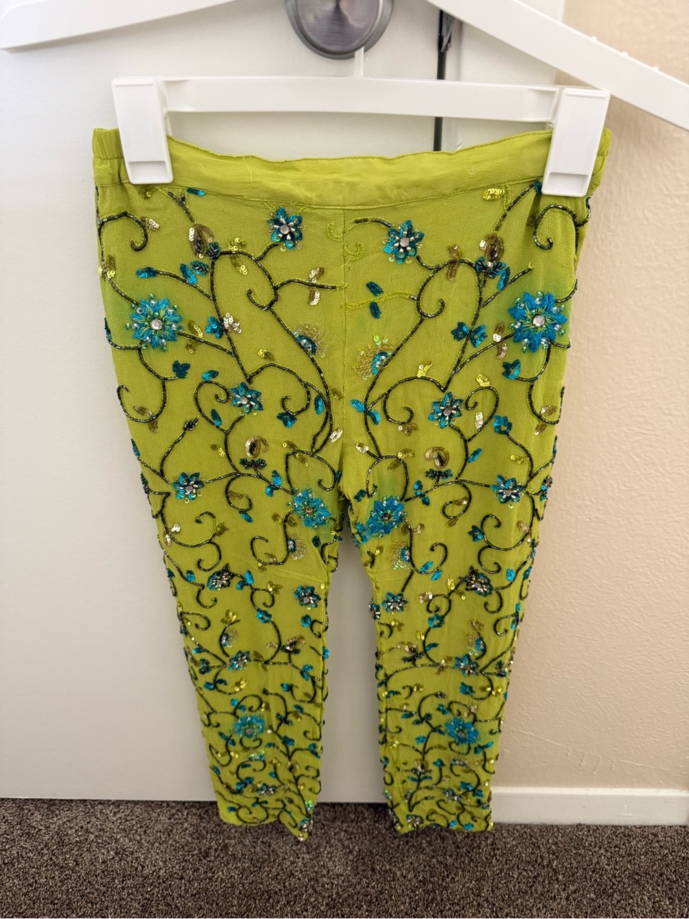 Fully Beaded Fairy Boho Pants